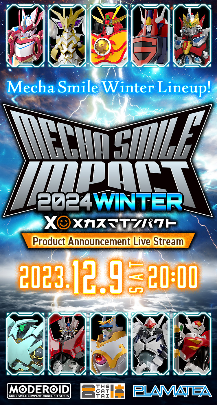 Mecha Smile Winter Lineup! Product Announcement Live Stream 2023.12.9 (Sat) 20:00